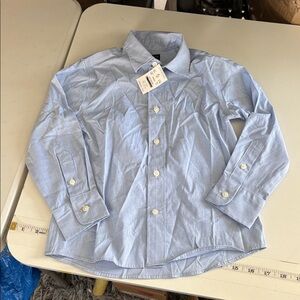 J Crew Crewcuts Boys' long-sleeve flex Thompson shirt in end-on-end Size 4-5